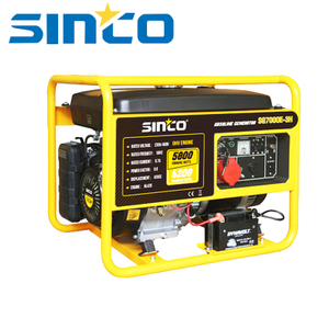 Three Phase 6200w Portable Gasoline Generator/Petrol Generator for Industrial Use