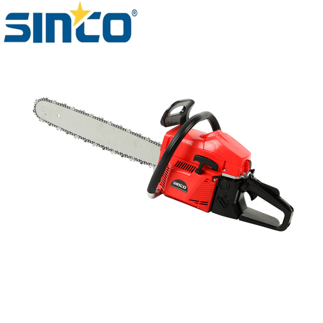 Newly Designed Factory 2-Stroke Petrol Hand Chainsaw (45cc/52cc/58cc) - 12"/14"/16"/18"/20"/22" Diamond Chain & Guide Bar for Wood Cutting
