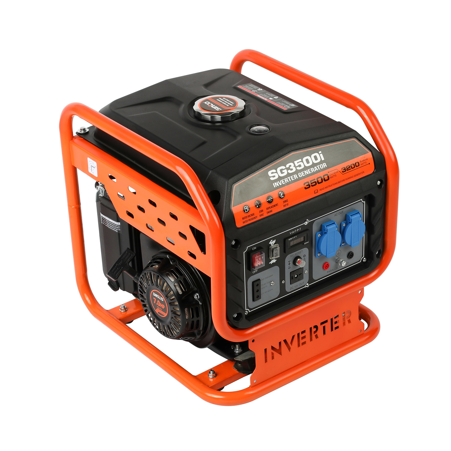 Digital Power 3.5kw 3.5kVA CE GS Portable Gasoline Inverter Generator Silent Generator for Outdoor, Home Use