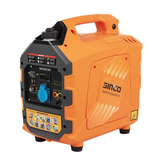 Sinco Brand New Design 2kw Inverter Silent Portable Gasoline Generator Quiet Digital Home AC 220V Inverter Gasoline Petrol Generator with EPA/Carb/CE/Noise/GS