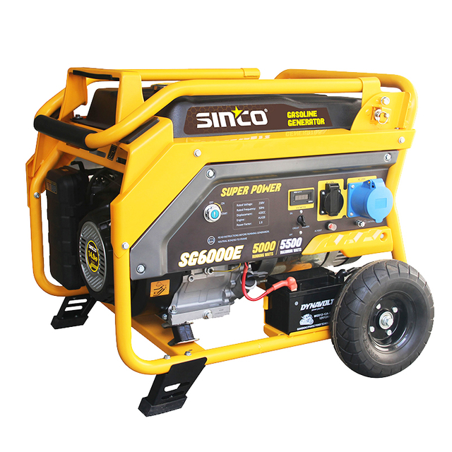 5000W Power Low Noise Gasoline Generator