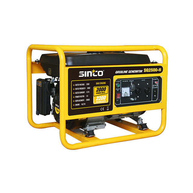 2000w Portable Single Cylinder Electric Gasoline Generator