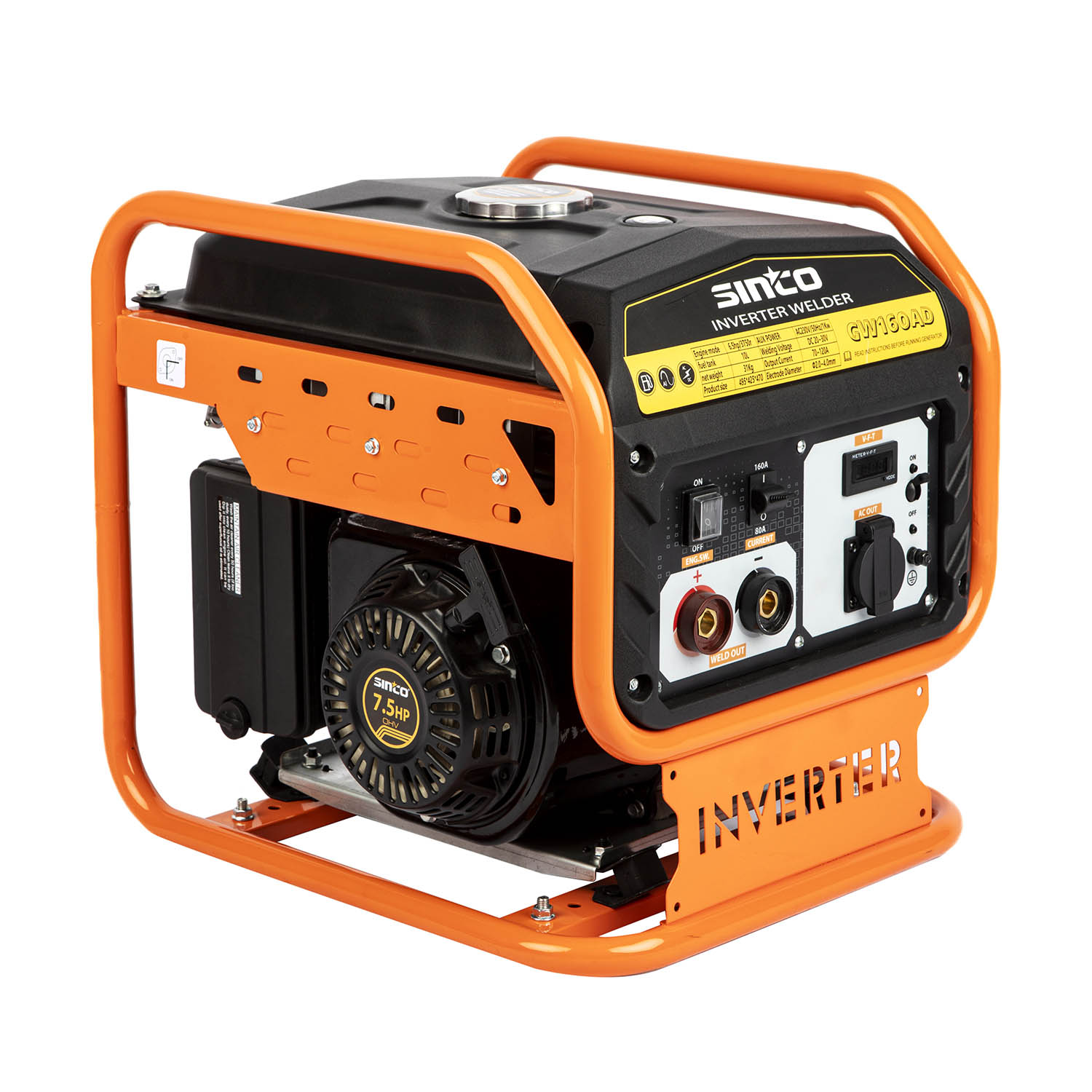 Low Noise Gasoline Welding Machine for Stainless Steel