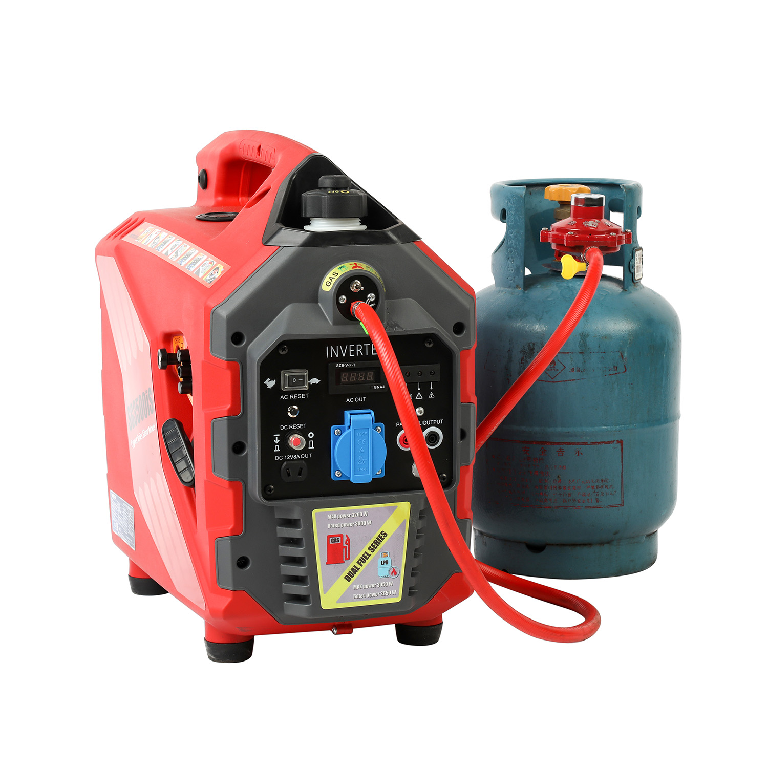 New Design 3kw Inverter Silent Portable LPG Gasoline Petrol Generator