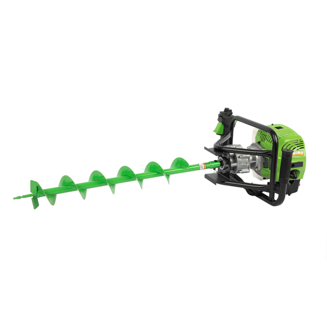 Tree Planting Power Tools Machine Two Stroke High Power Planting Digging Hole Piling Machine 52cc Petrol Group Auger Agricultural Machinery