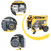 Three Phase 7.2kw Portable Gasoline Generator/Petrol Generator for Industrial Use
