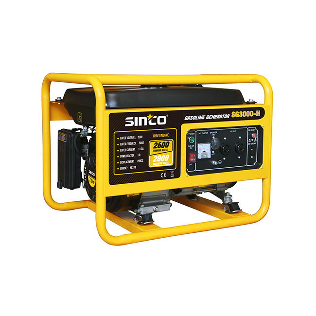 3000w Low Noise Single Cylinder Electric Gasoline Generator