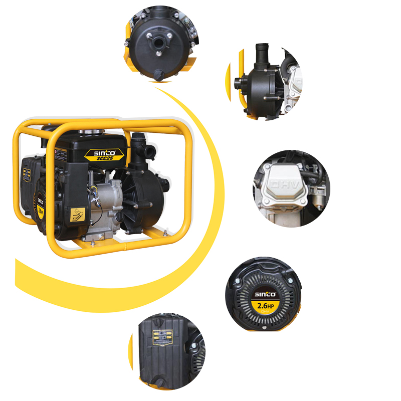 1 Inch 2.6 HP Air Cooled Gasoline Engine Sea Water Pump Chemical Pump