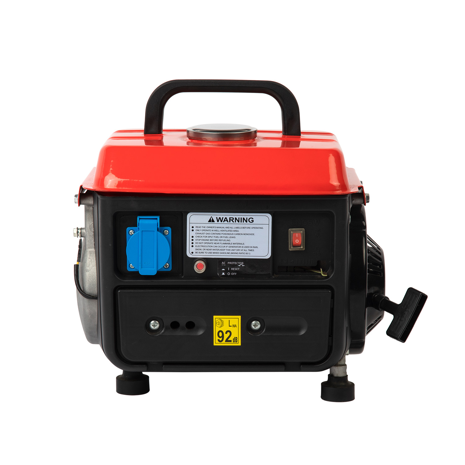 950 Watt 2.0 HP Small Power Engine Electric Portable Gasoline Generator