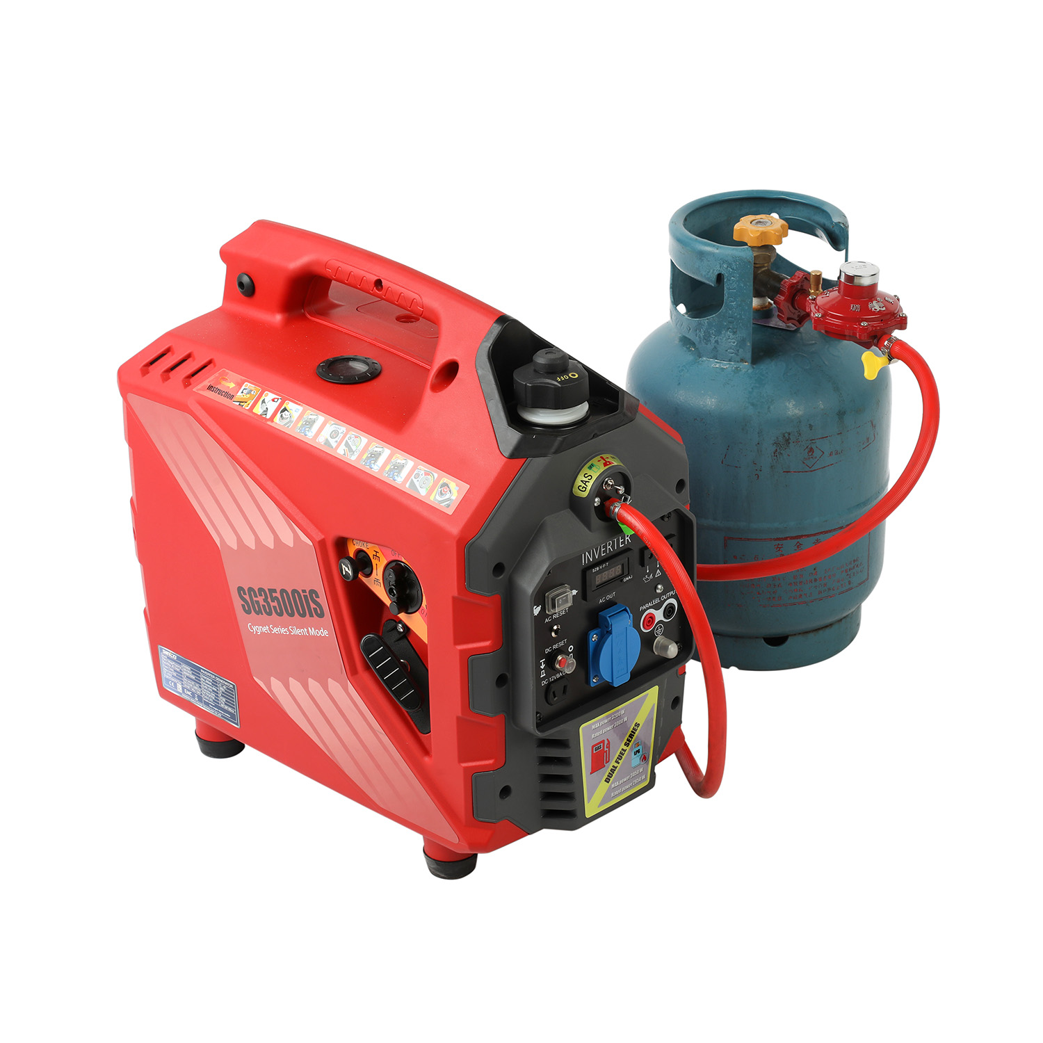 New Design 3kw Inverter Silent Portable LPG Gasoline Petrol Generator