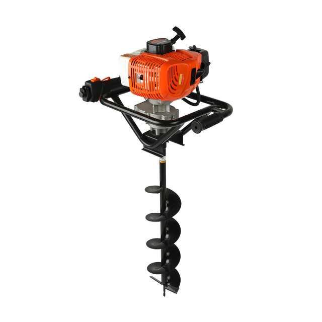 High-Efficiency 52cc 2-Stroke Gasoline-Powered Post Hole Auger/ Ground Auger