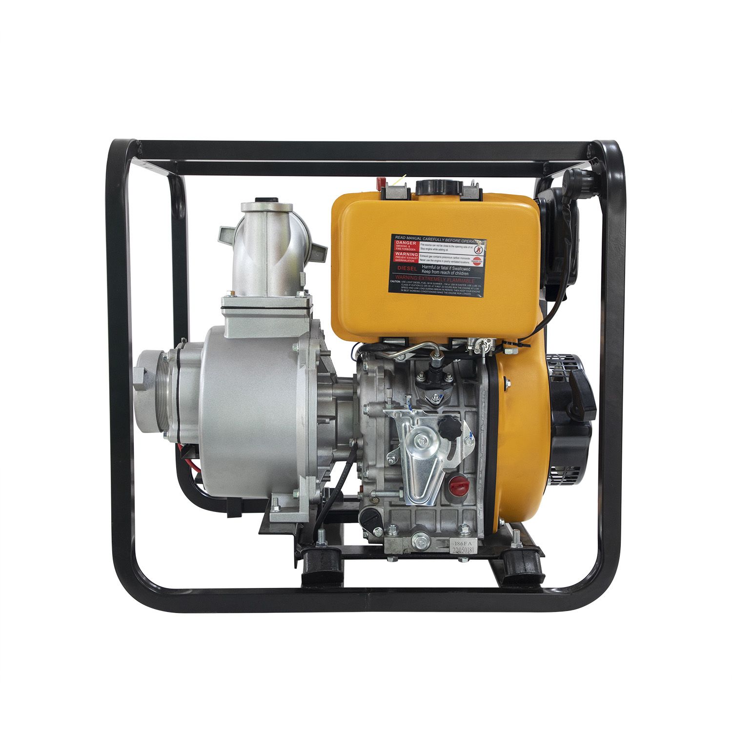 10 HP Agriculture High Pressure 4 Inch Diesel Water Pump Gasoline Engine Diesel Water Pump
