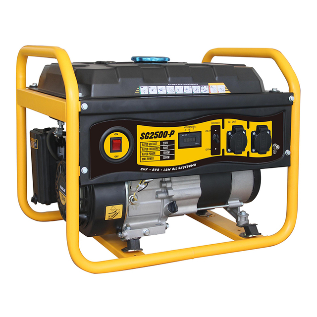 Air-Cooled Soundproof Silent Open Gasoline Generator with Electric Starting System