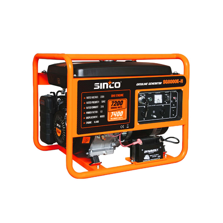 16HP 8kw 50Hz 60Hz Gasoline Generator Powerful Portable Cooper Wire Generator with E-Starter