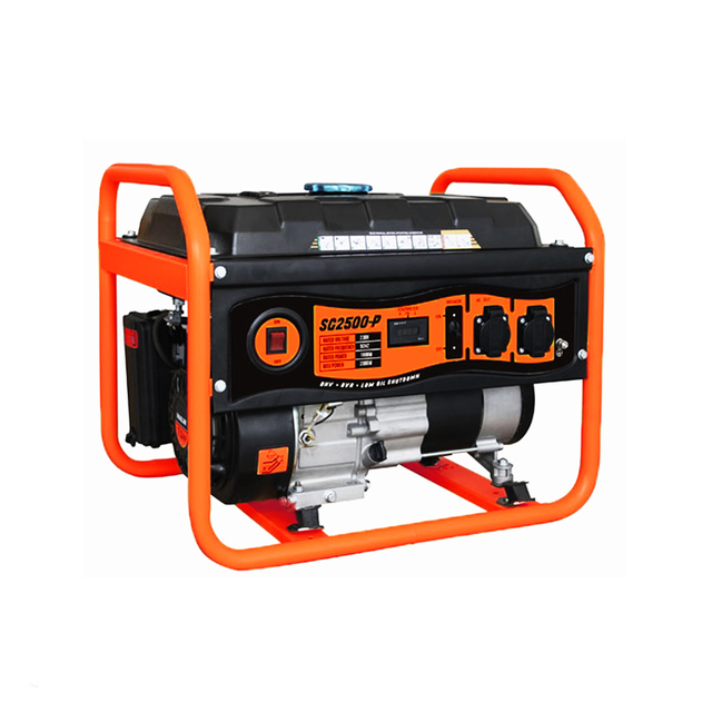 Air-Cooled Soundproof Silent Open Gasoline Generator with Electric Starting System