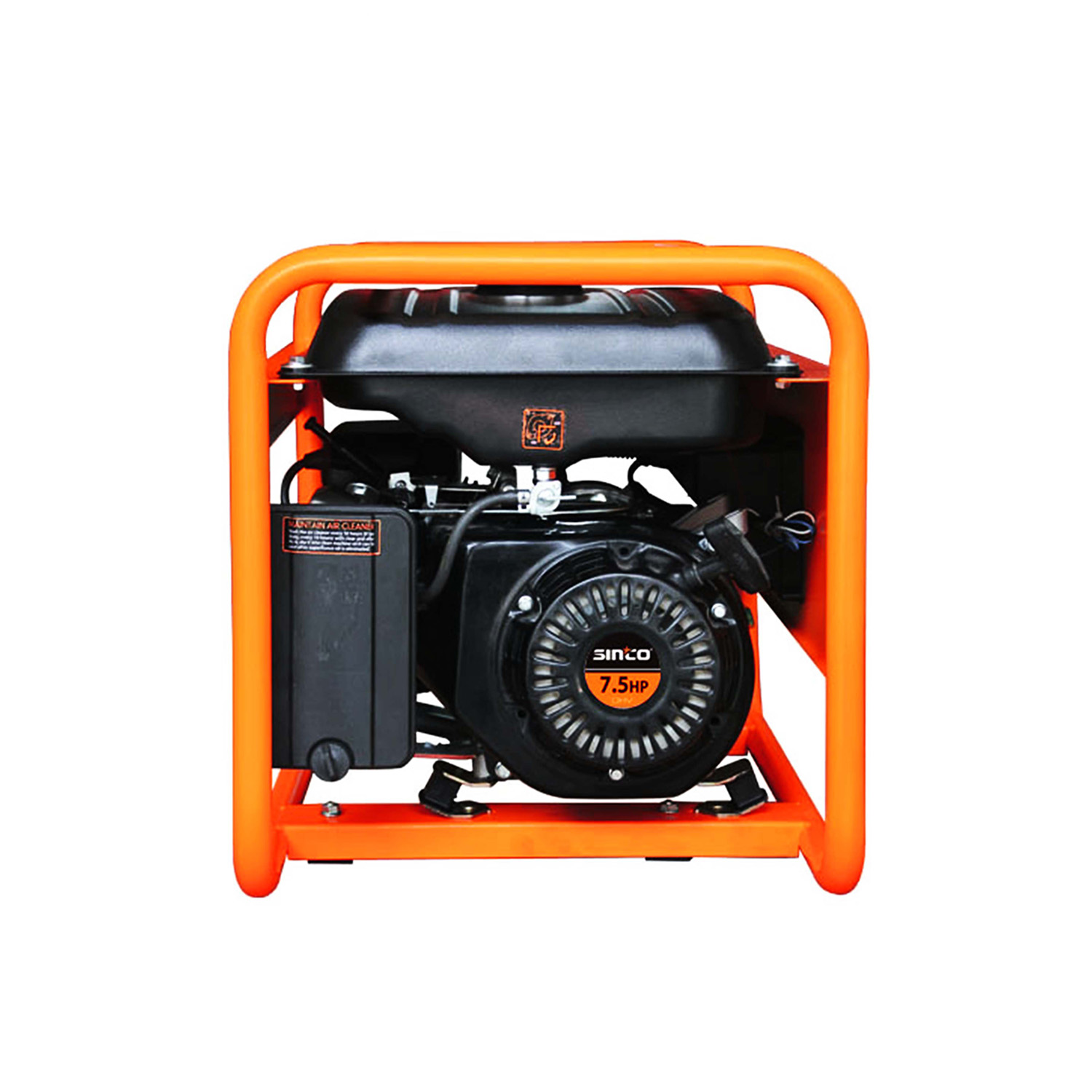 3200w Portable Single Cylinder Recoil Start Gasoline Generator 
