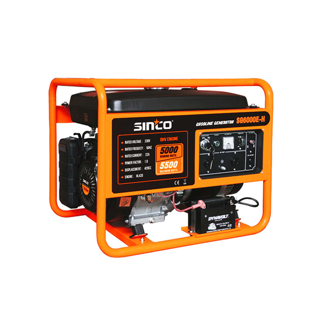 5500W Single Cylinder Low Noise Gasoline Generator