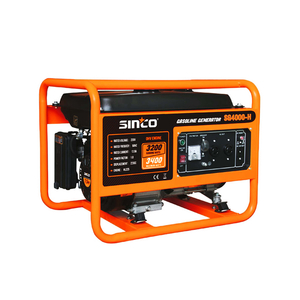 3200w Portable Single Cylinder Recoil Start Gasoline Generator 