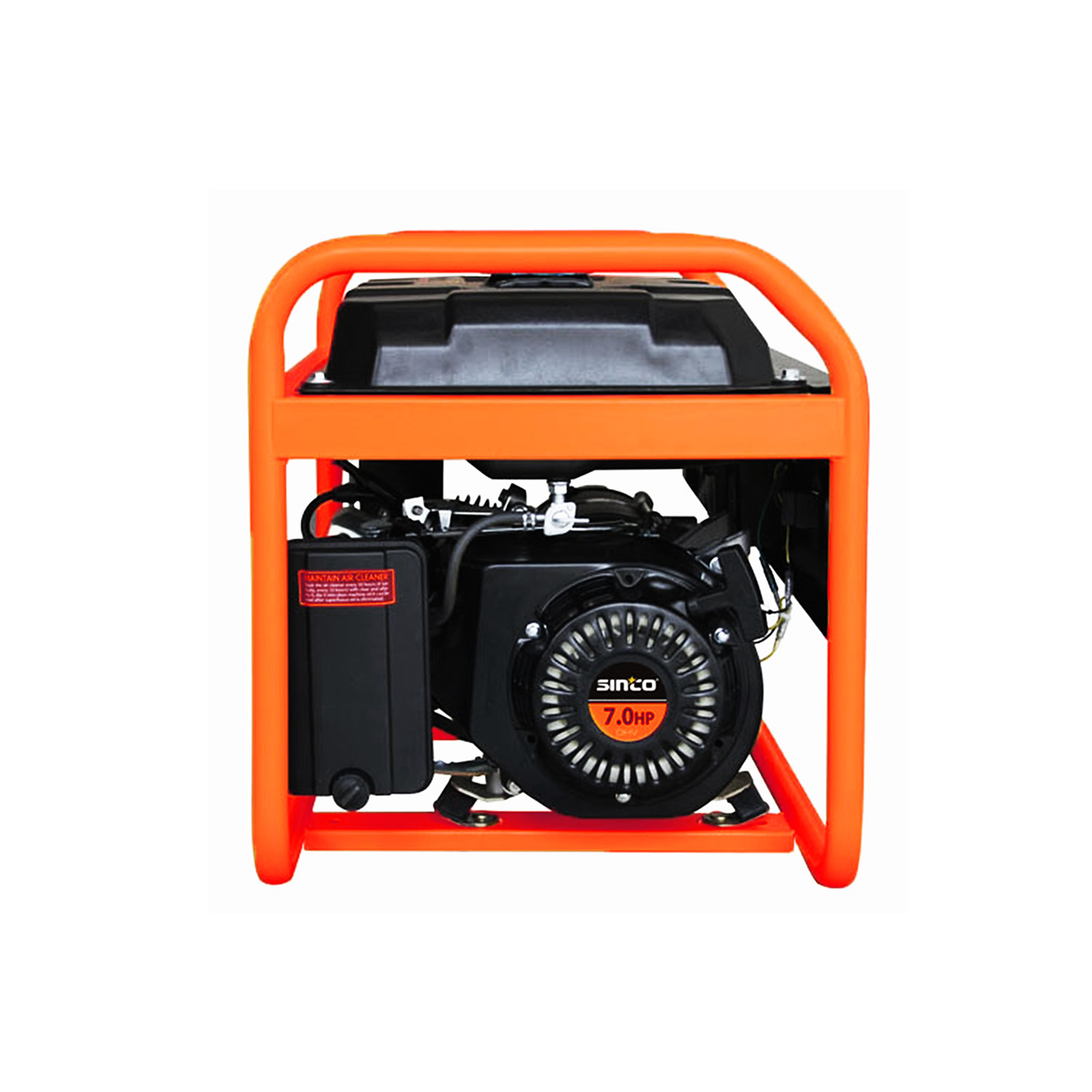 Air-Cooled Soundproof Silent Open Gasoline Generator with Electric Starting System